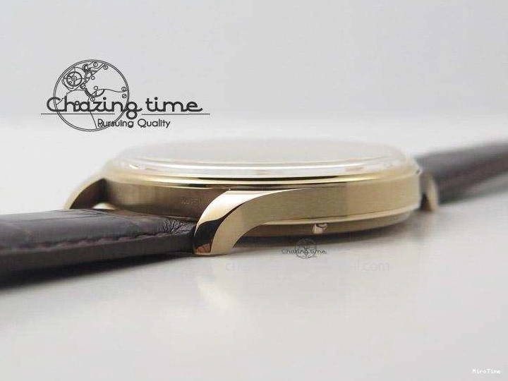 MIROTIME 0731 Compact Portuguese IW545409 RG ZF 1:1 Best Edition White Dial On Brown Leather Strap A 7336